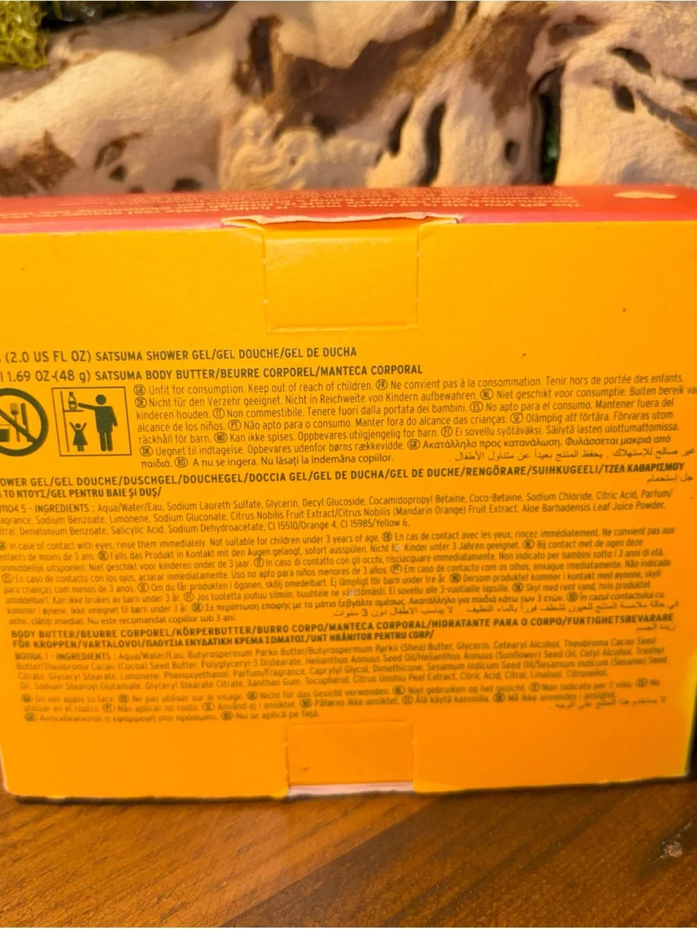 The Body Shop Zingy & Zesty Satsuma Treats Shea Butter Shower Gel Set NEW READ